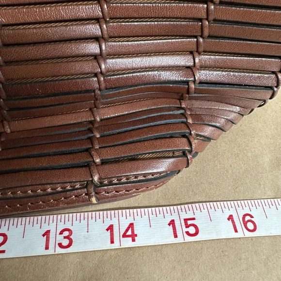 Elegant and rare Ralph Lauren Brown Leather Bag from the Safari collection - Picture 12 of 14